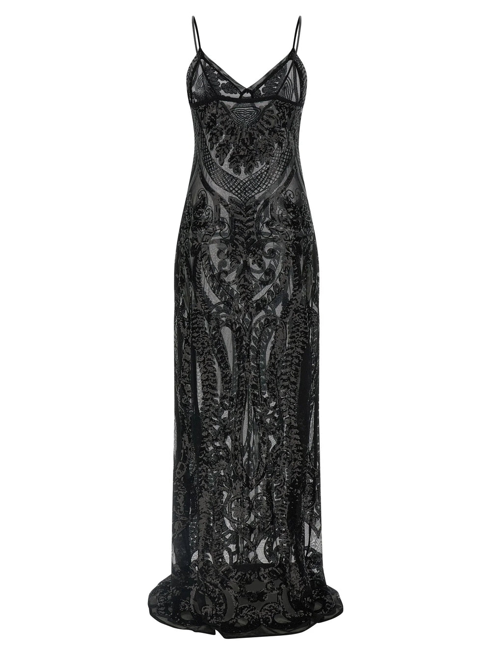 Norma Kamali Black Polyester Long Dress - XS