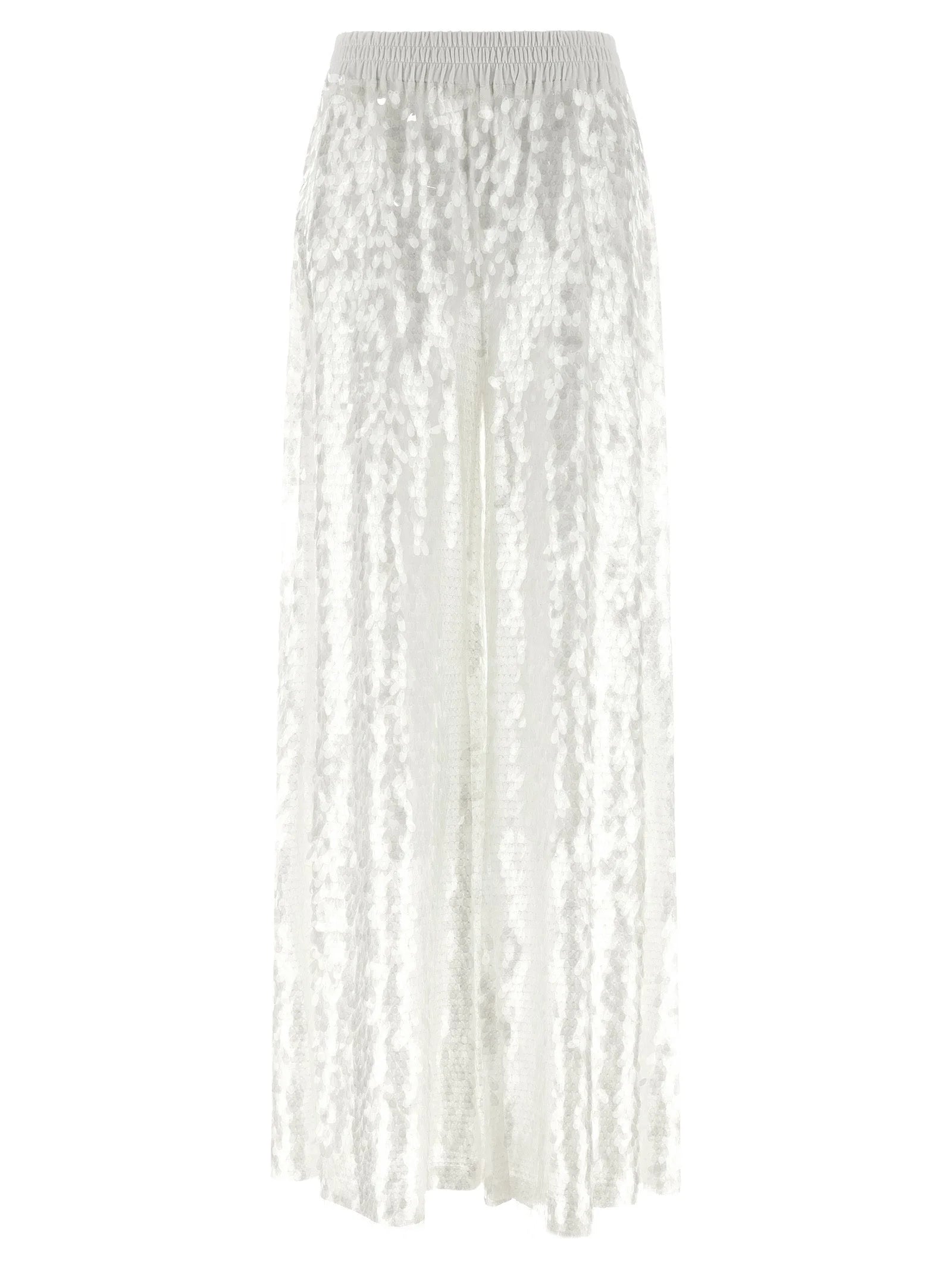 Norma Kamali White Nylon Casual Pants