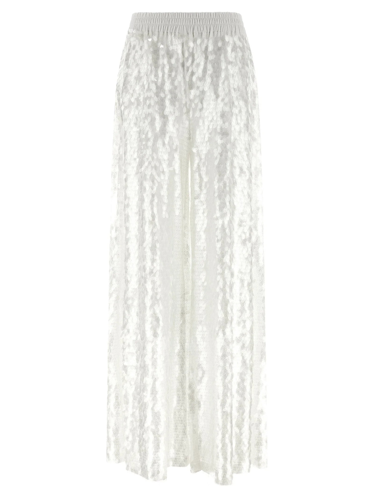 Norma Kamali White Nylon Casual Pants