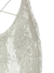 Norma Kamali White Polyamide Long Dress