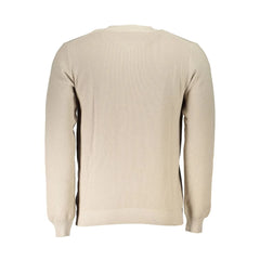 North Sails Beige Cotton Men Sweater - Sweaters