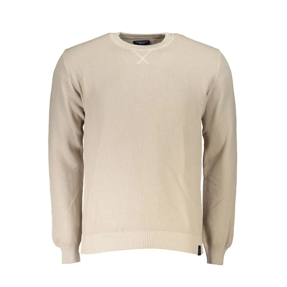 North Sails Beige Cotton Men Sweater - Sweaters