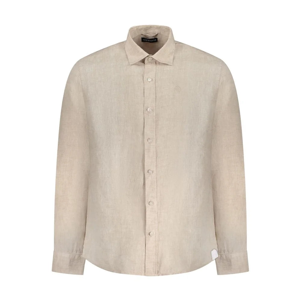 North Sails Beige Linen Shirt - Shirts