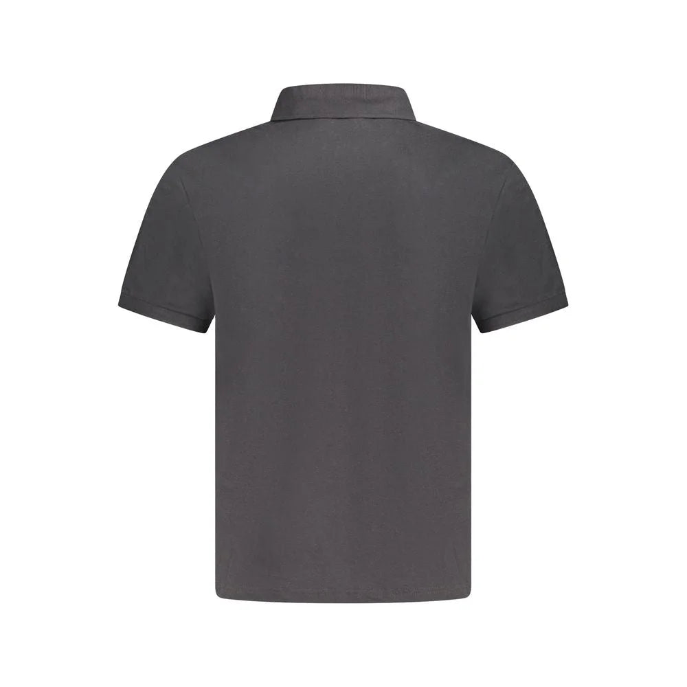 North Sails Black Cotton Men Polo Shirt - Polos