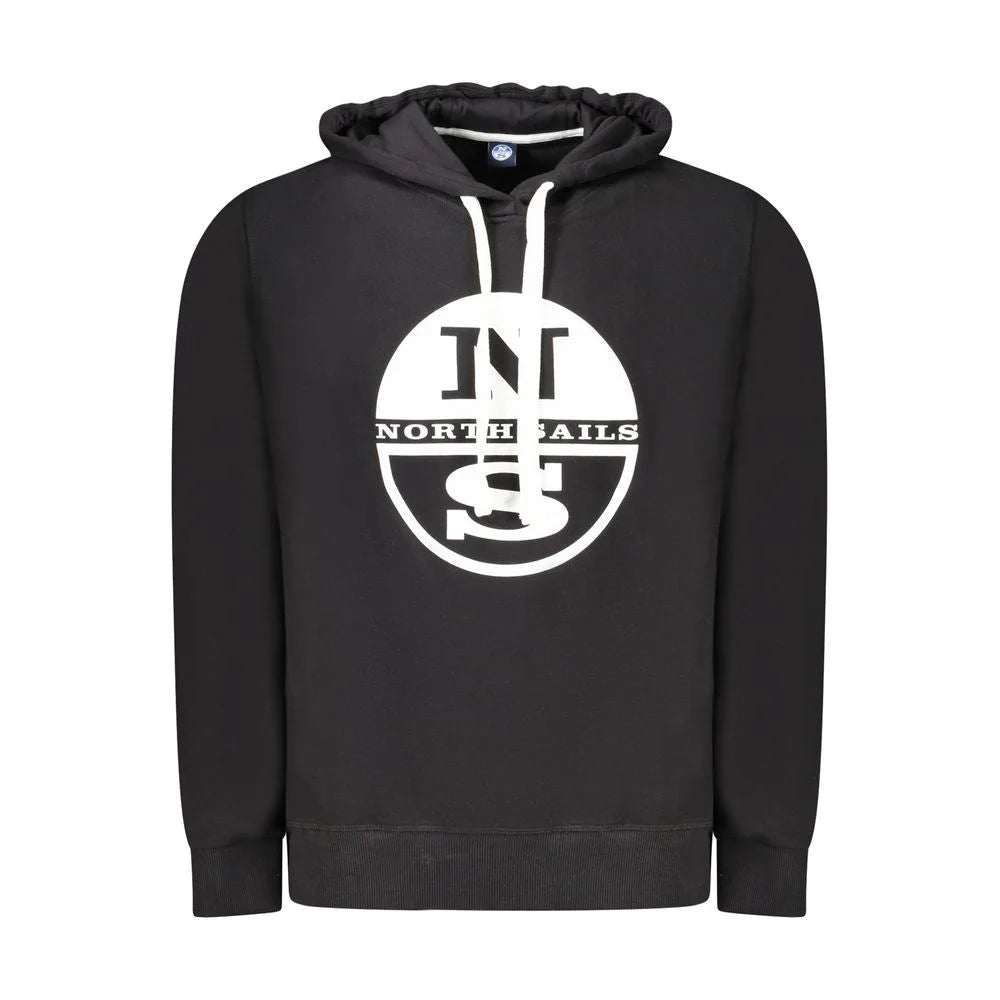 North Sails Black Cotton Men Sweater