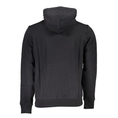 North Sails Black Cotton Men Sweater - Hoodies