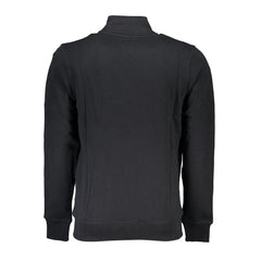 North Sails Black Cotton Men Sweater - S - Sweatshirts