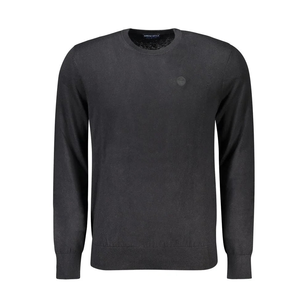 North Sails Black Cotton Men Sweater - Sweaters