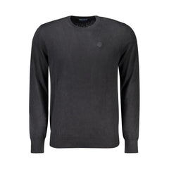 North Sails Black Cotton Men Sweater - Sweaters