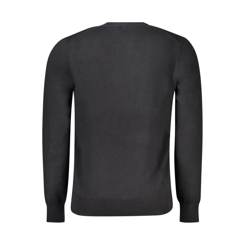 North Sails Black Cotton Men Sweater - Sweaters