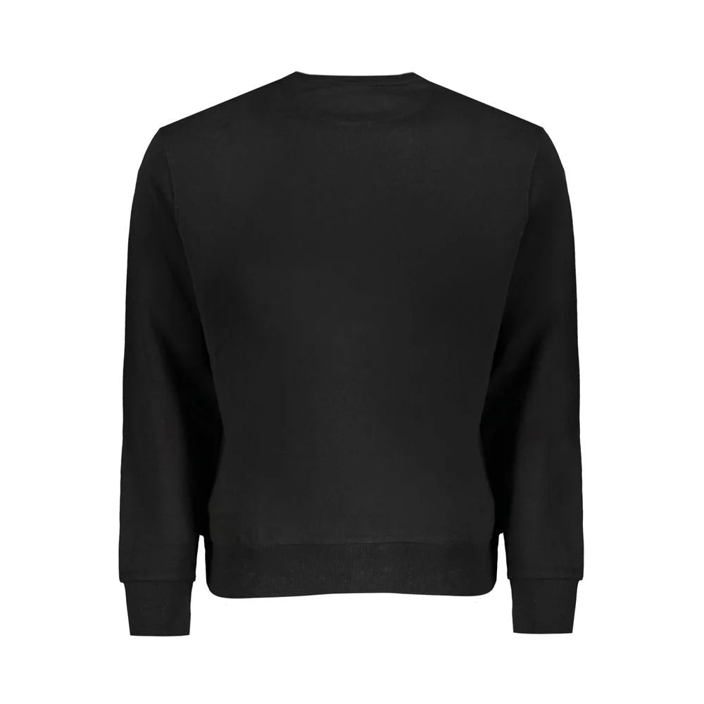 North Sails Black Cotton Men Sweater - Sweatshirts