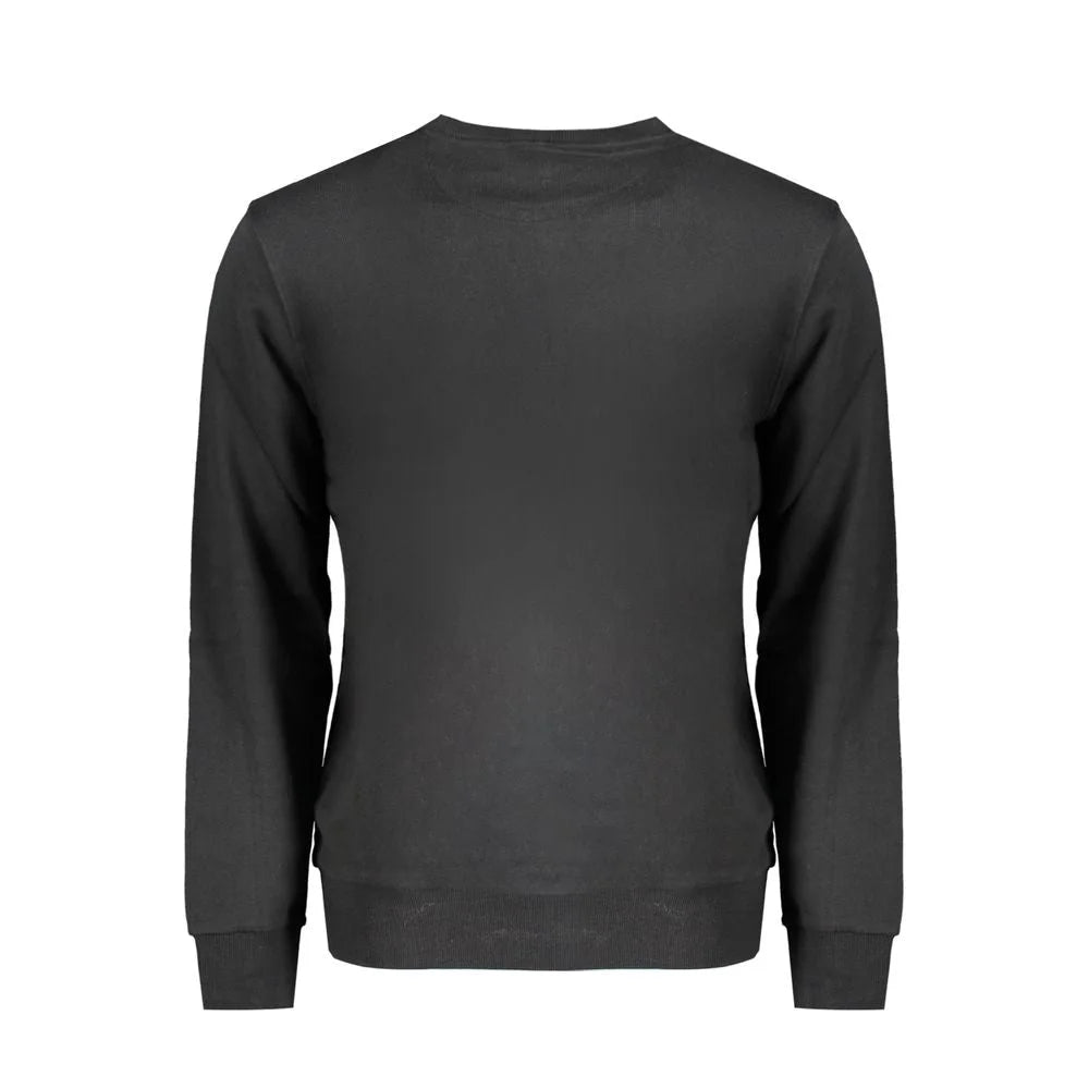 North Sails Black Cotton Men Sweater - Sweatshirts