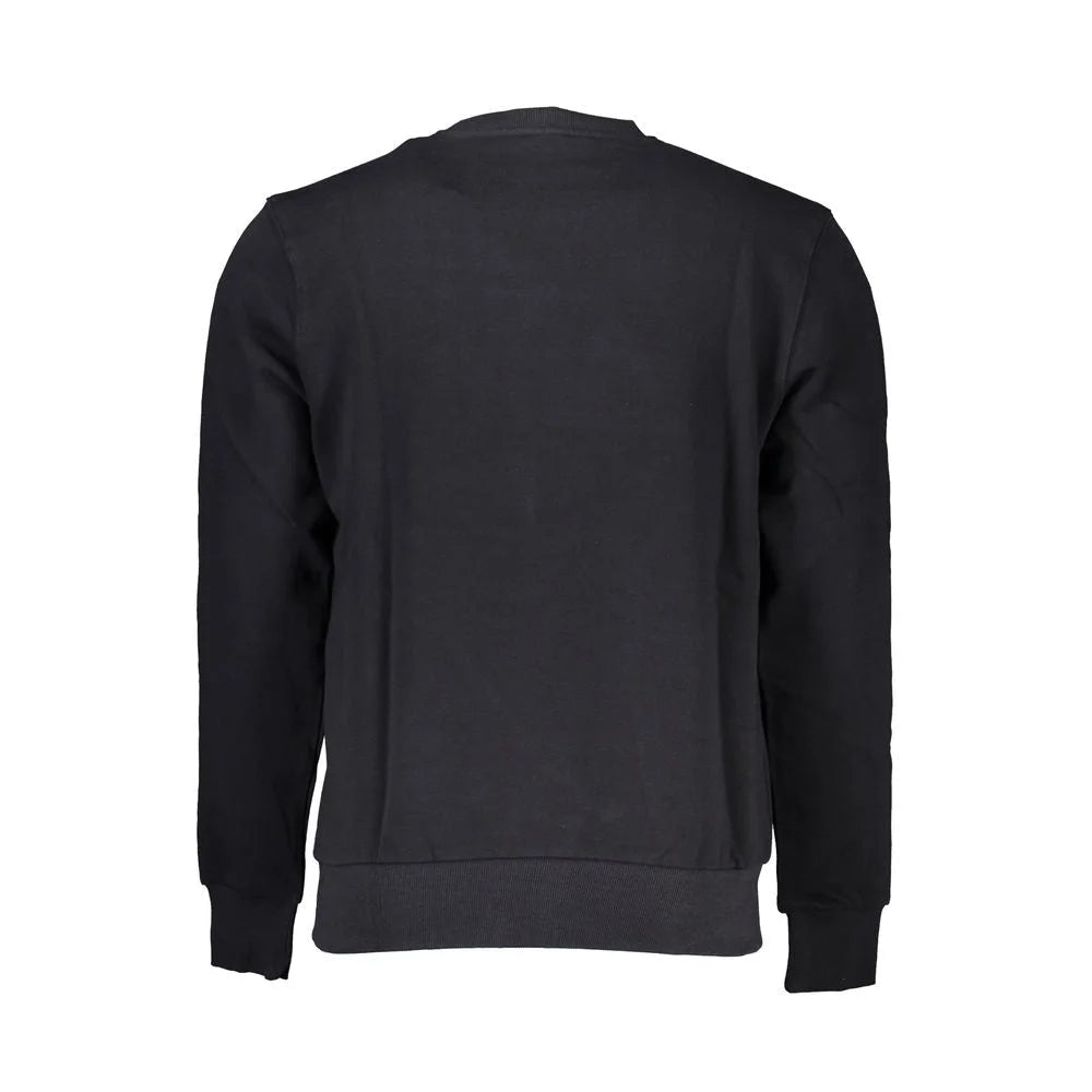 North Sails Black Cotton Men Sweater - Sweatshirts