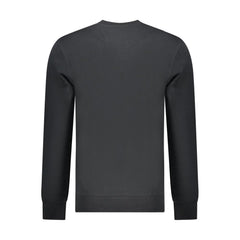 North Sails Black Cotton Men Sweatshirt