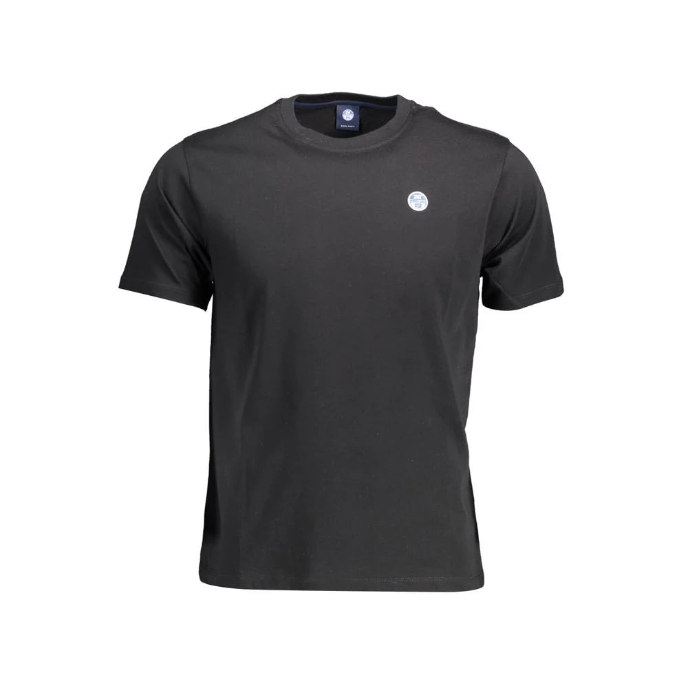 North Sails Black Cotton Men T-Shirt - XL - T-Shirts