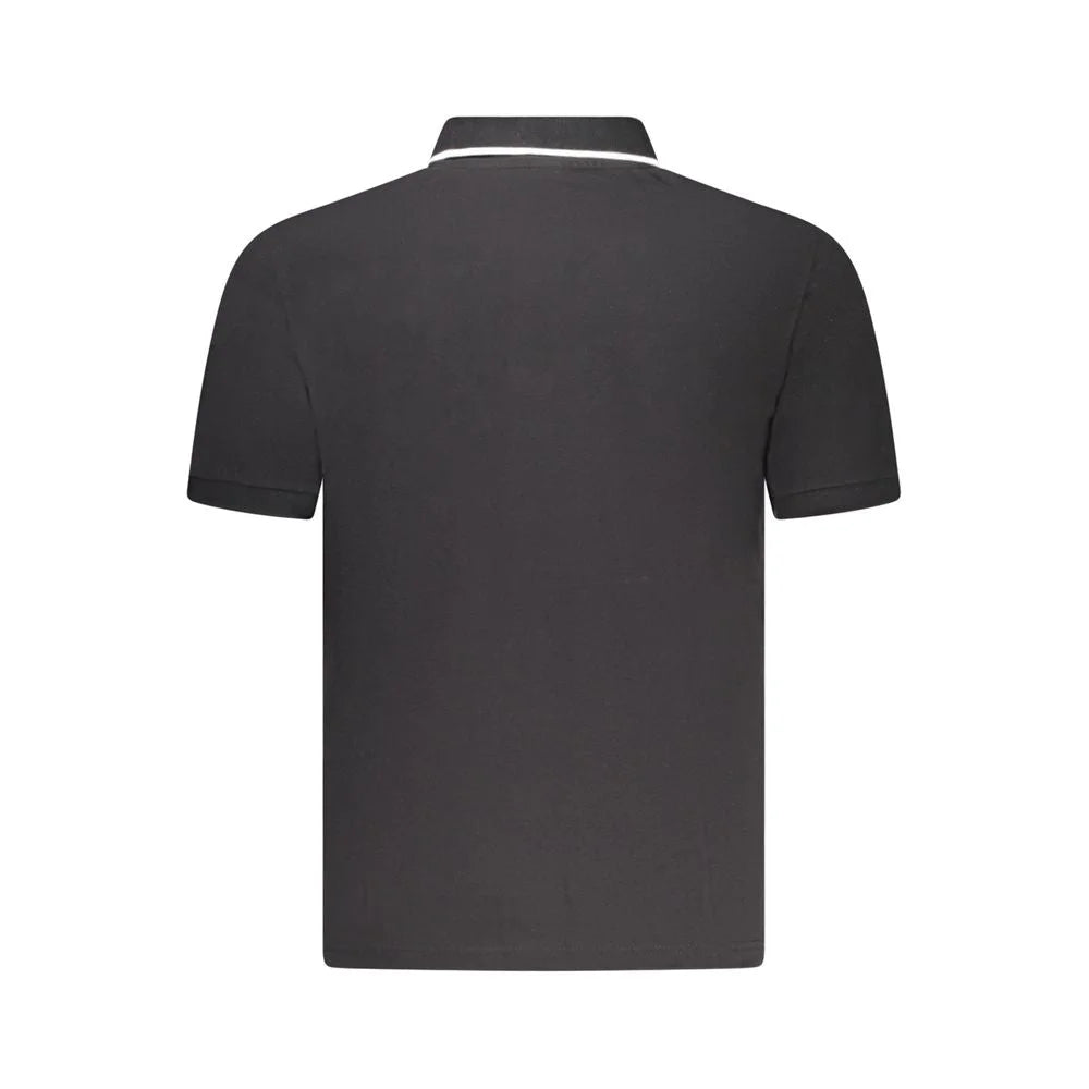 North Sails Black Cotton Mens Polo Shirt - Polos
