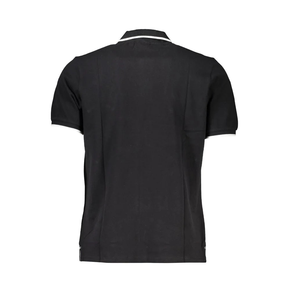 North Sails Black Cotton Polo Shirt - Polos