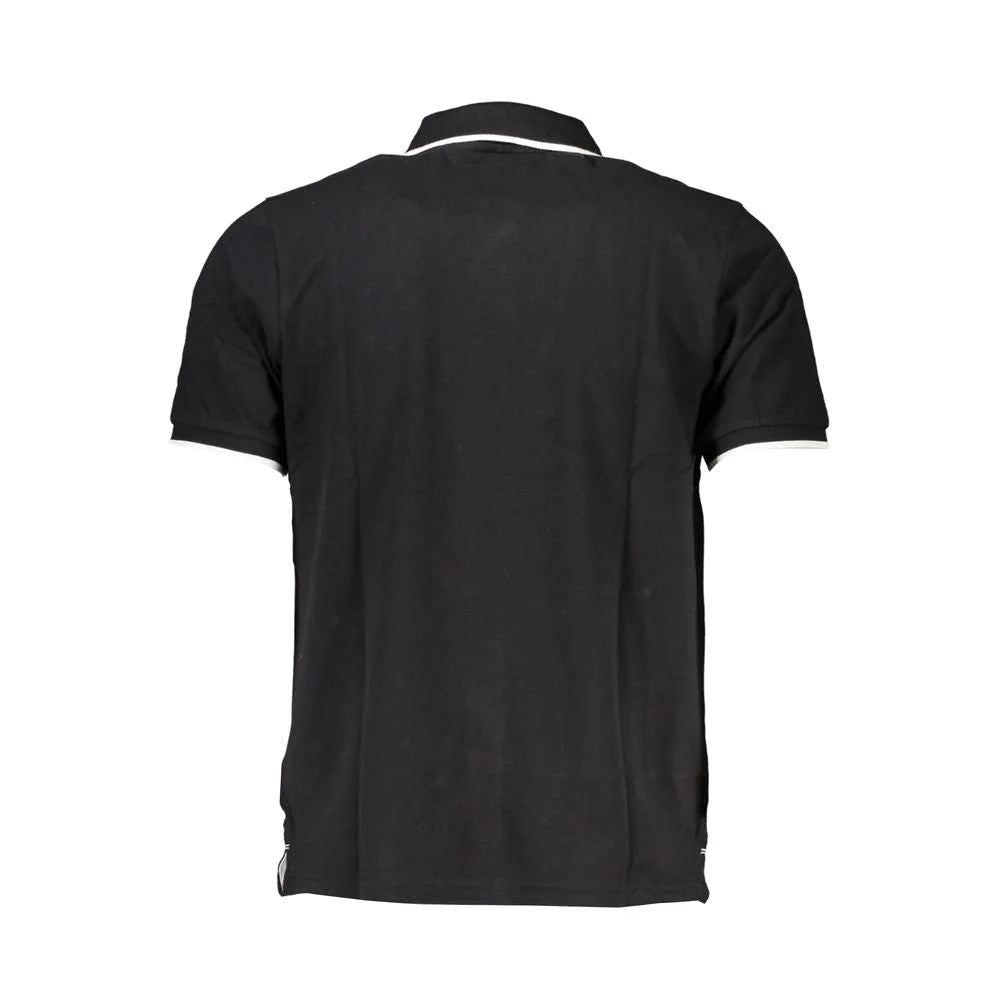 North Sails Black Cotton Polo Shirt - Polos