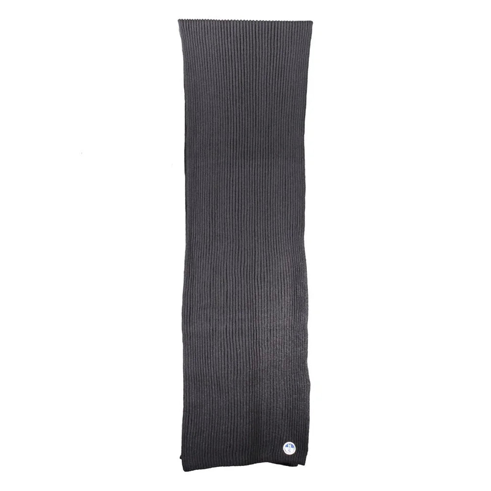 North Sails Black Cotton Scarf - Scarves & Shawls