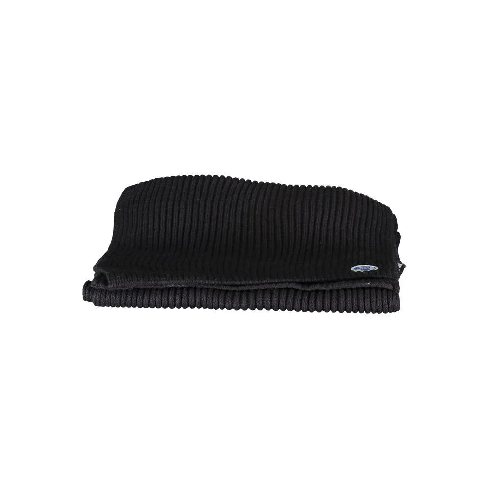 North Sails Black Cotton Scarf - Scarves & Shawls