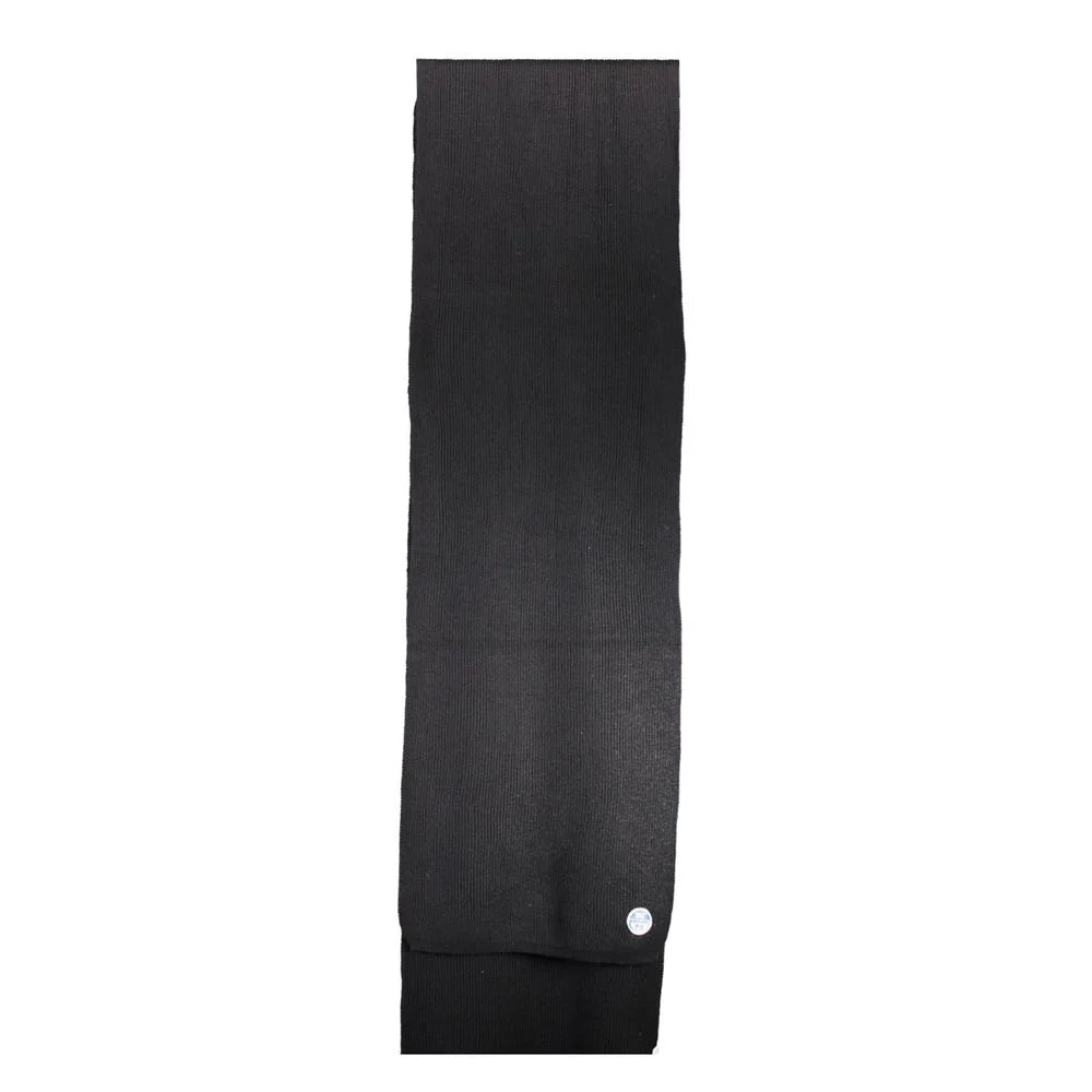 North Sails Black Cotton Scarf - Scarves & Shawls
