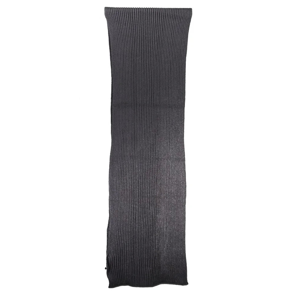 North Sails Black Cotton Scarf - Scarves & Shawls