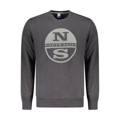North Sails Black Cotton Sweatshirt - Sweatshirts