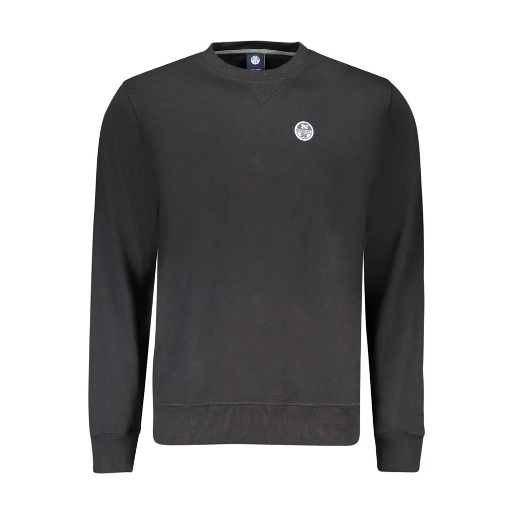 North Sails Black Cotton Sweatshirt - Sweatshirts