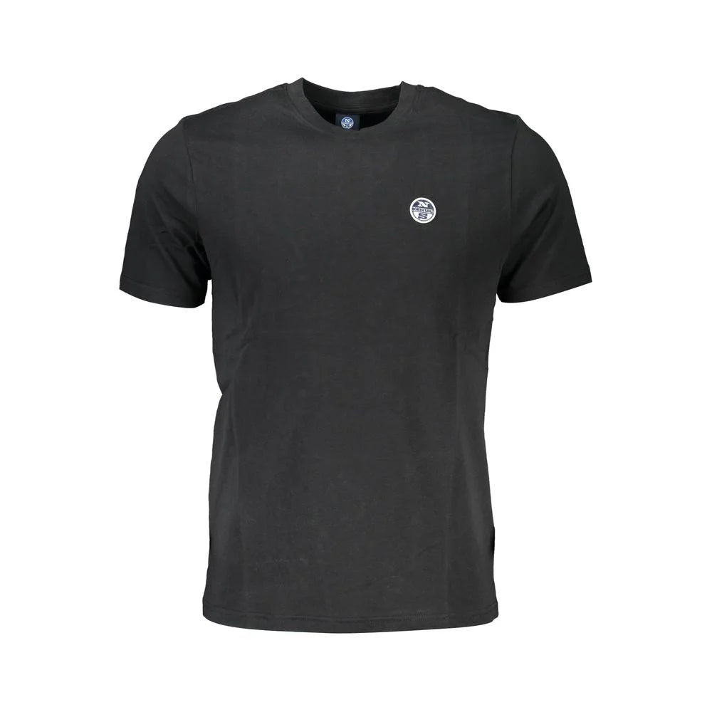 North Sails Black Cotton T-Shirt - T-Shirts