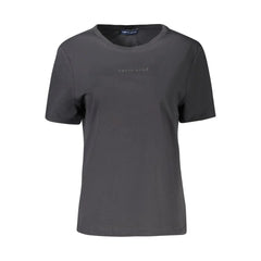North Sails Black Cotton Women T-Shirt - XS