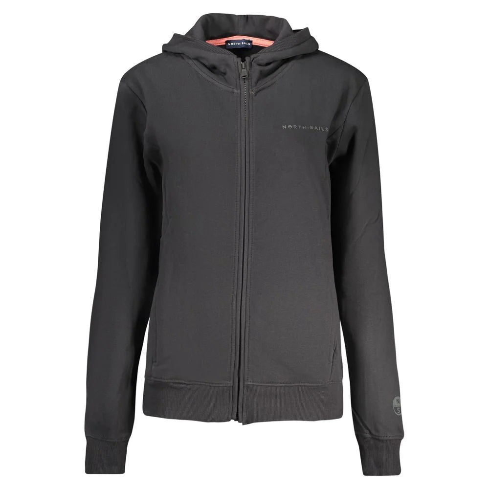 North Sails Black Cotton Women’s Hoodie