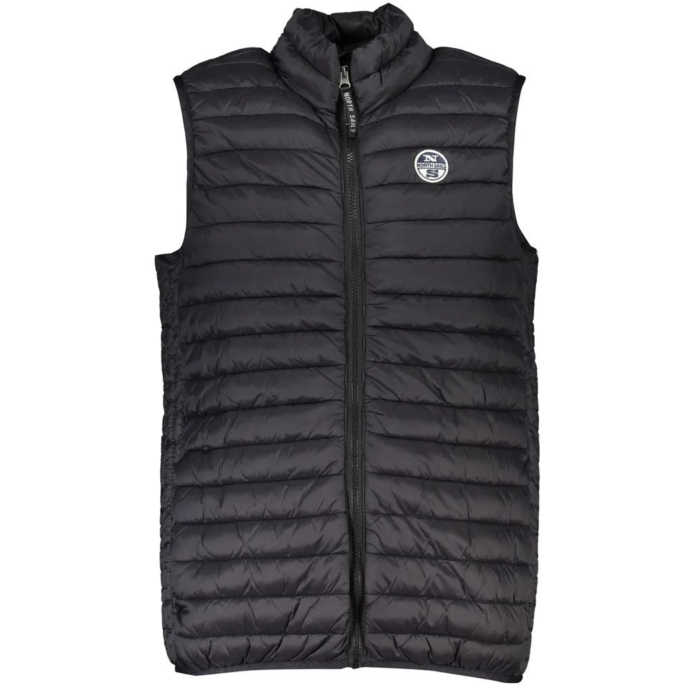 North Sails Black Polyamide Men Jacket - Vests