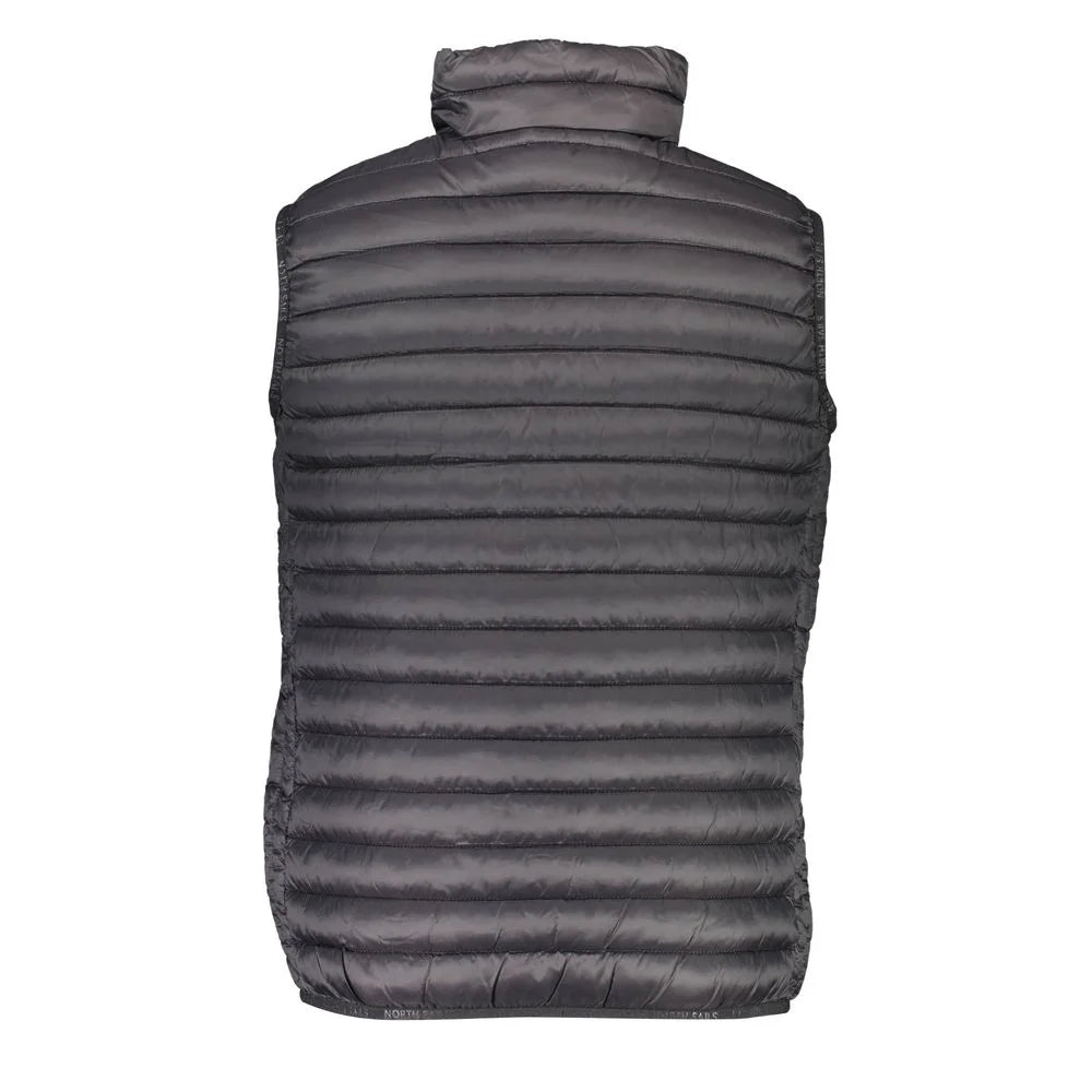 North Sails Black Polyamide Men Jacket - Vests