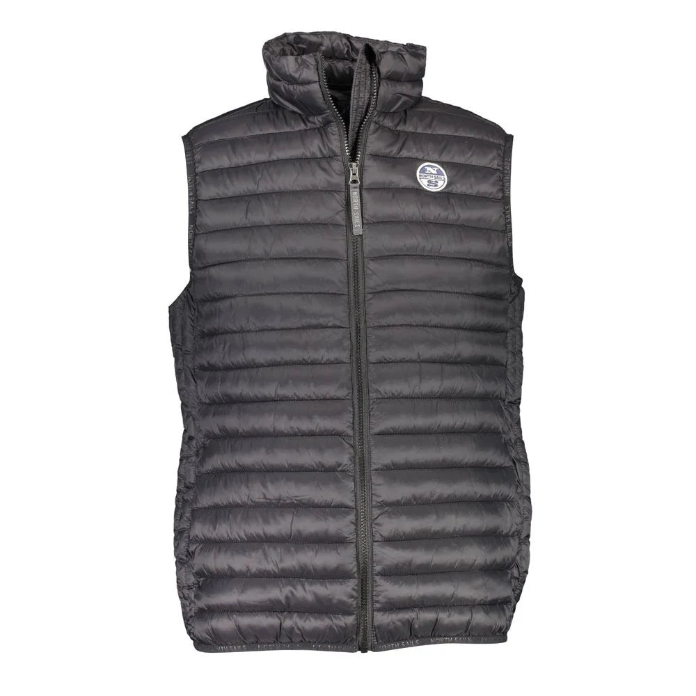 North Sails Black Polyamide Men Jacket - Vests