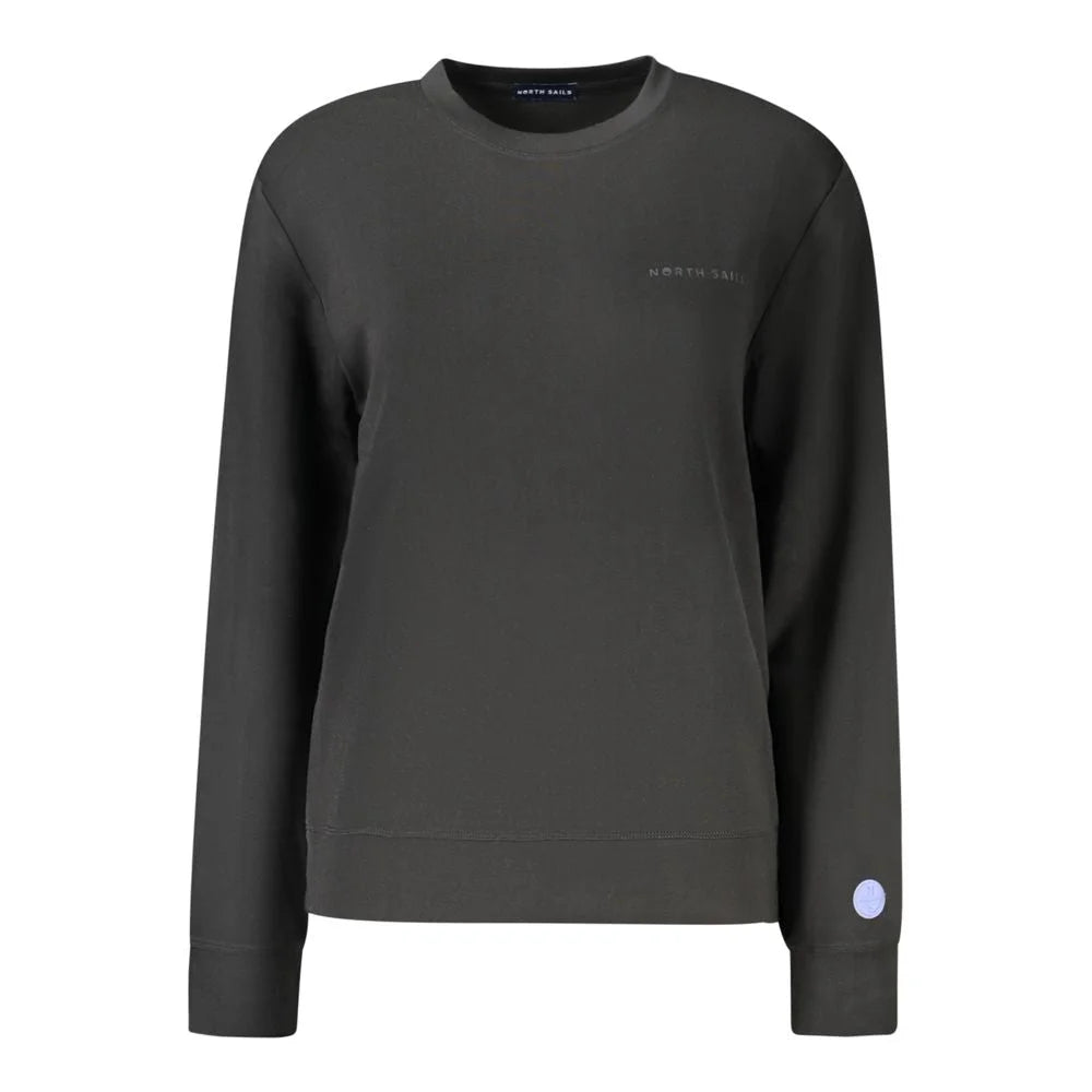 North Sails Black Polyester Women Sweater - Sweatshirts