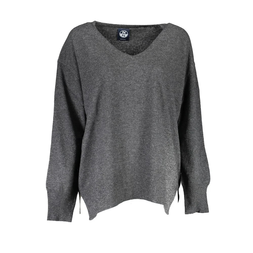 North Sails Black Wool Sweater - Sweaters