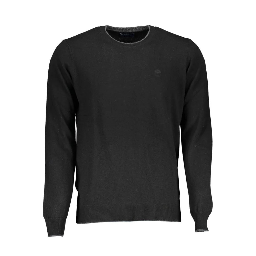 North Sails Black Wool Sweater - XXL - Sweaters