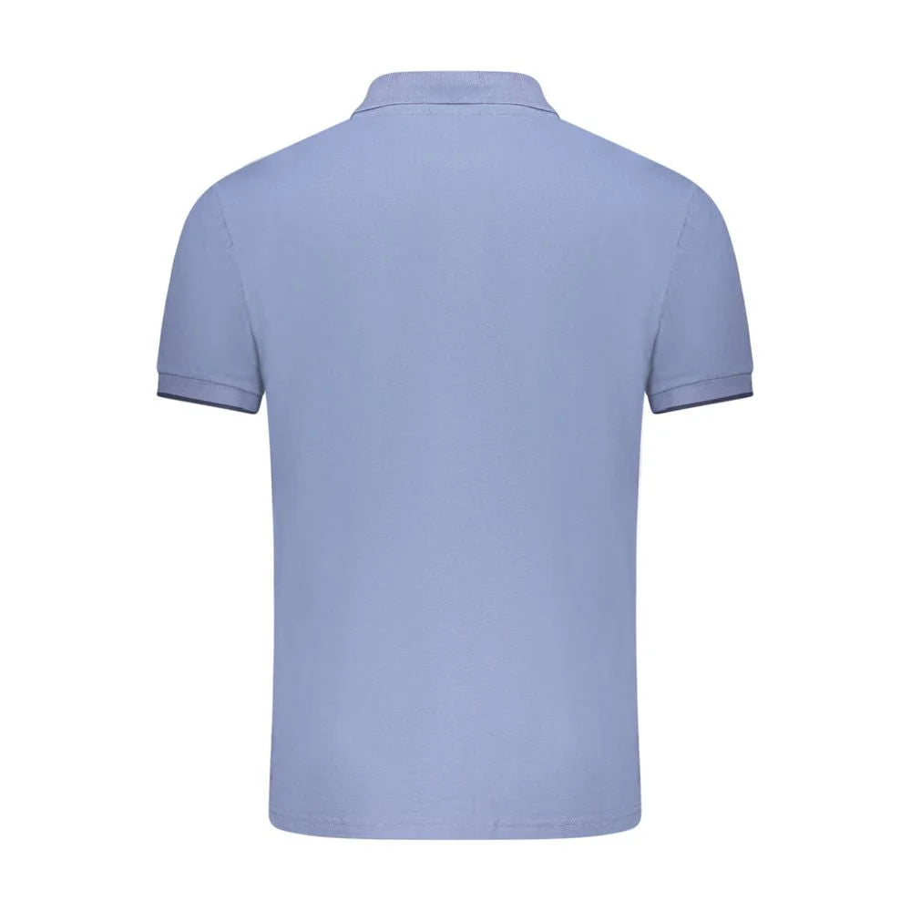 North Sails Blue Cotton Men Polo Shirt