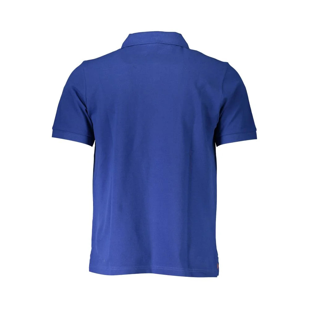 North Sails Blue Cotton Men Polo Shirt - M - Polos