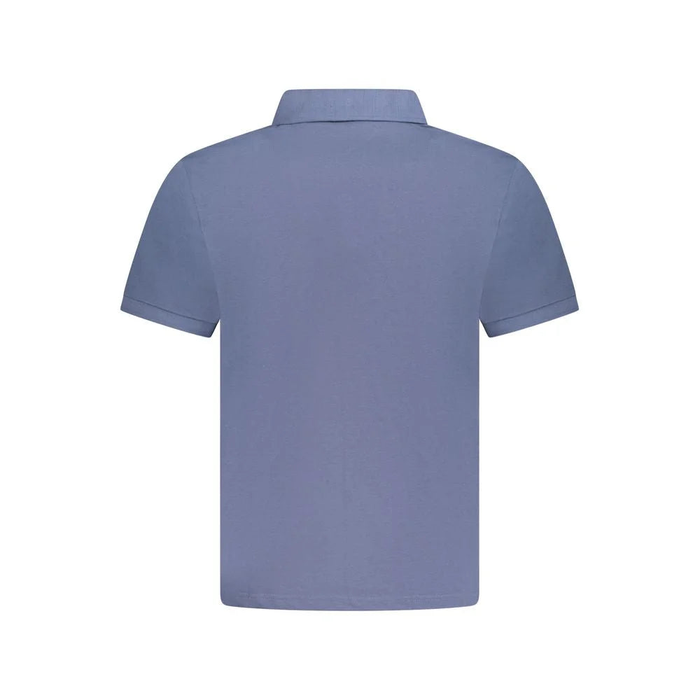 North Sails Blue Cotton Men Polo Shirt - Polos
