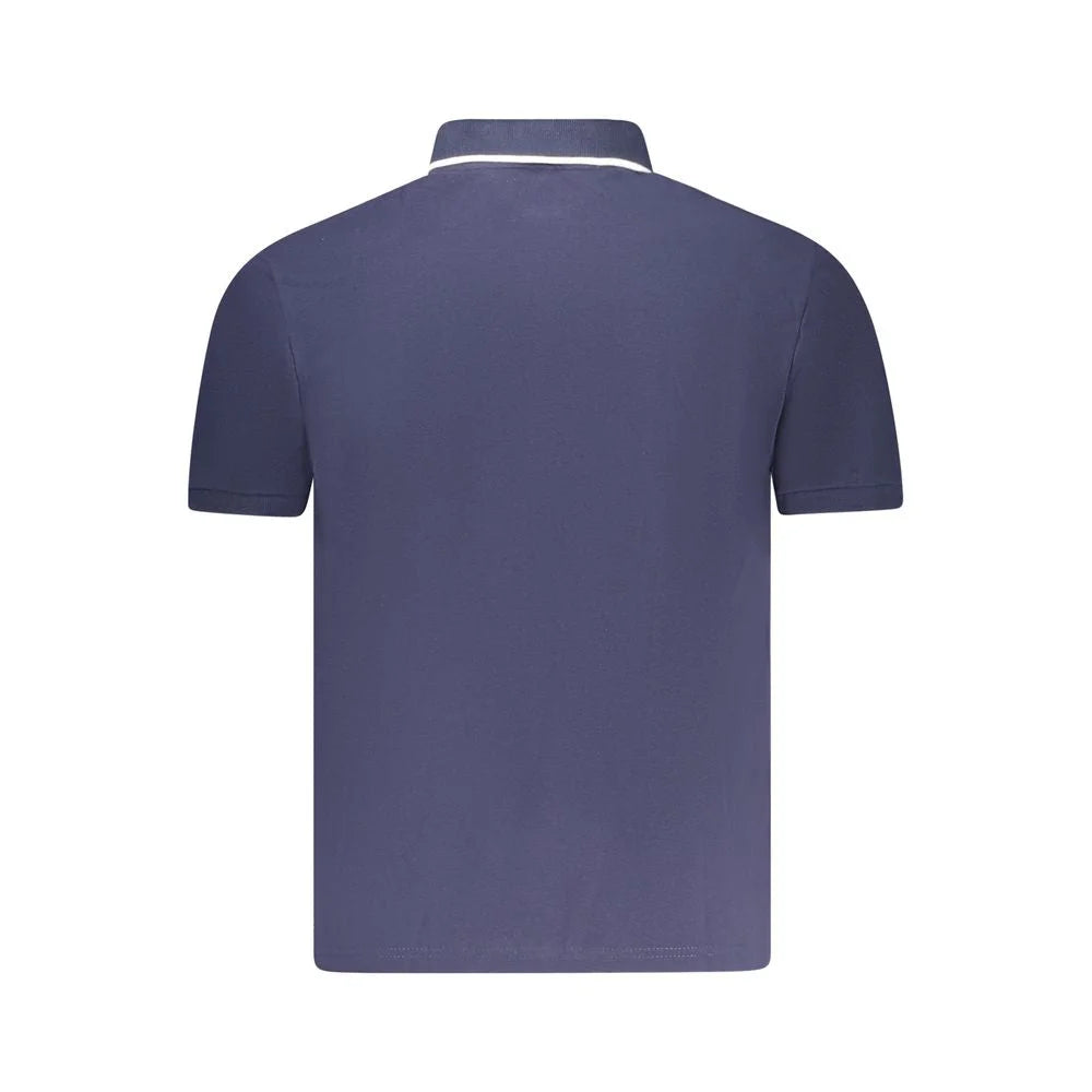 North Sails Blue Cotton Men Polo Shirt - Polos