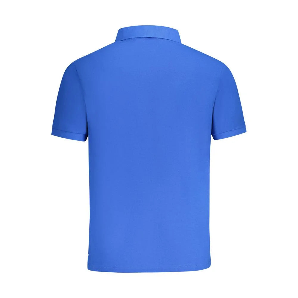 North Sails Blue Cotton Men Polo Shirt - Polos