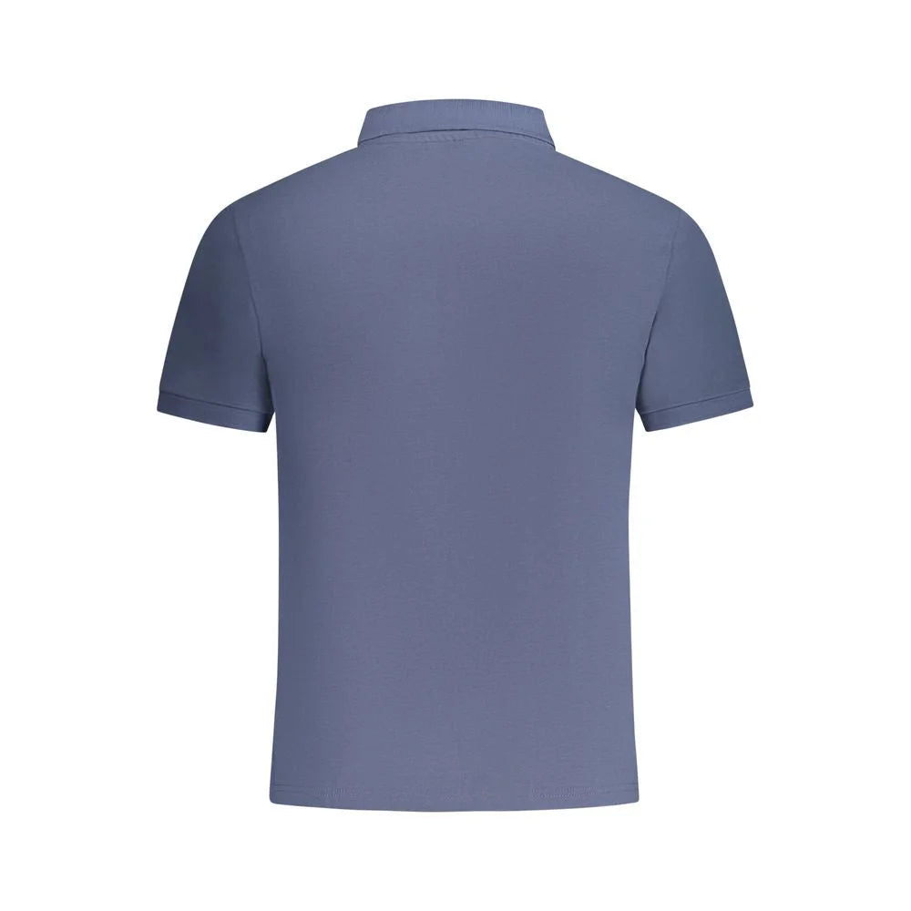 North Sails Blue Cotton Men Polo Shirt - Polos