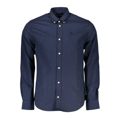 North Sails Blue Cotton Men Shirt - S - Shirts
