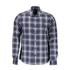 North Sails Blue Cotton Men Shirt - Shirts