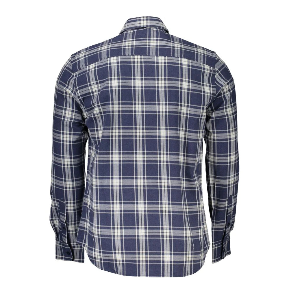 North Sails Blue Cotton Men Shirt - Shirts