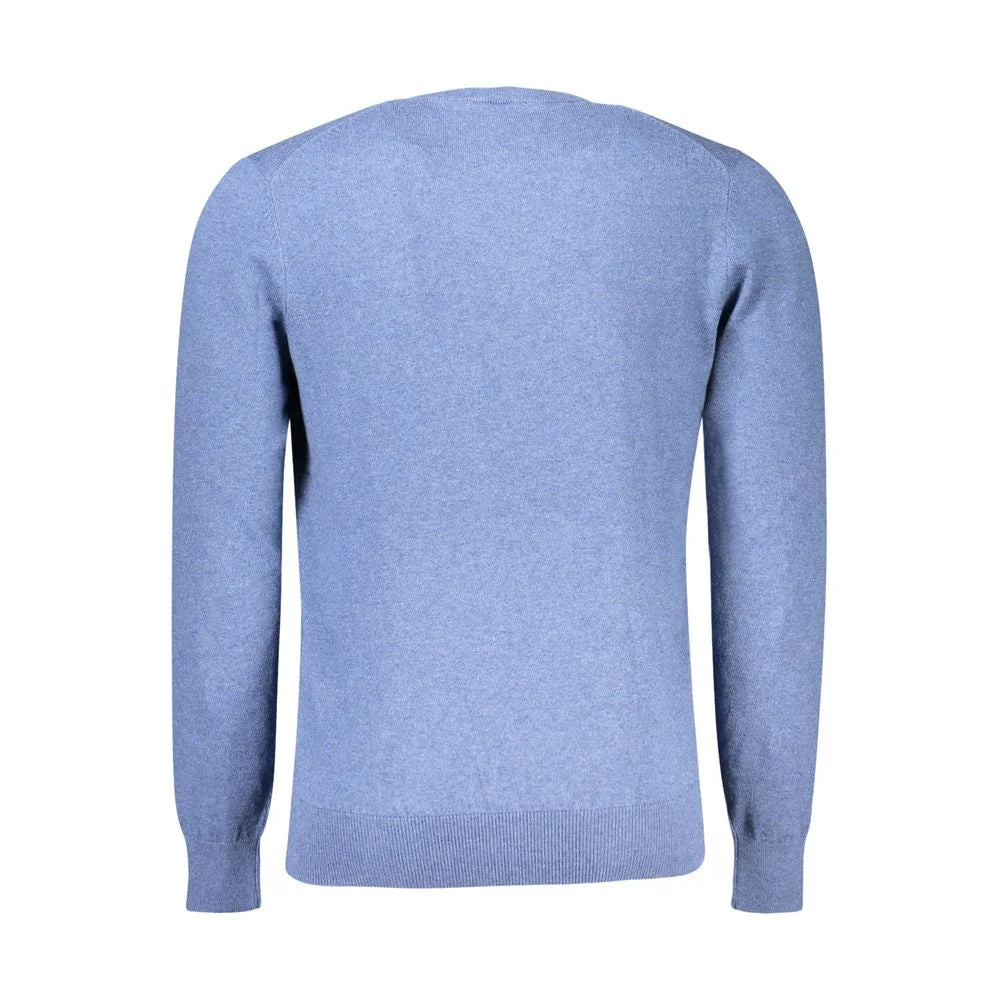 North Sails Blue Cotton Men Sweater - Sweaters
