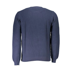 North Sails Blue Cotton Men Sweater - Sweaters