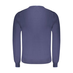 North Sails Blue Cotton Men Sweater - Sweaters