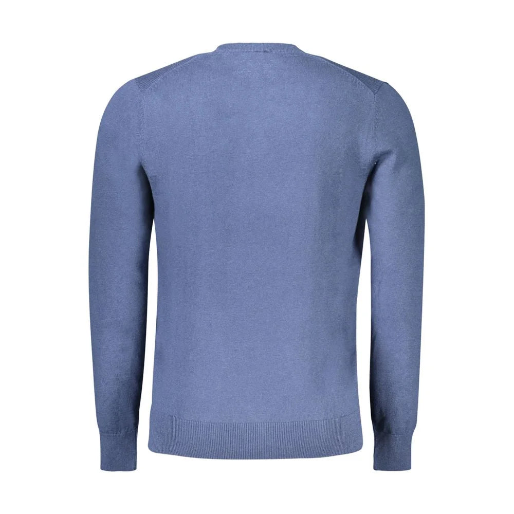 North Sails Blue Cotton Men Sweater - Sweaters